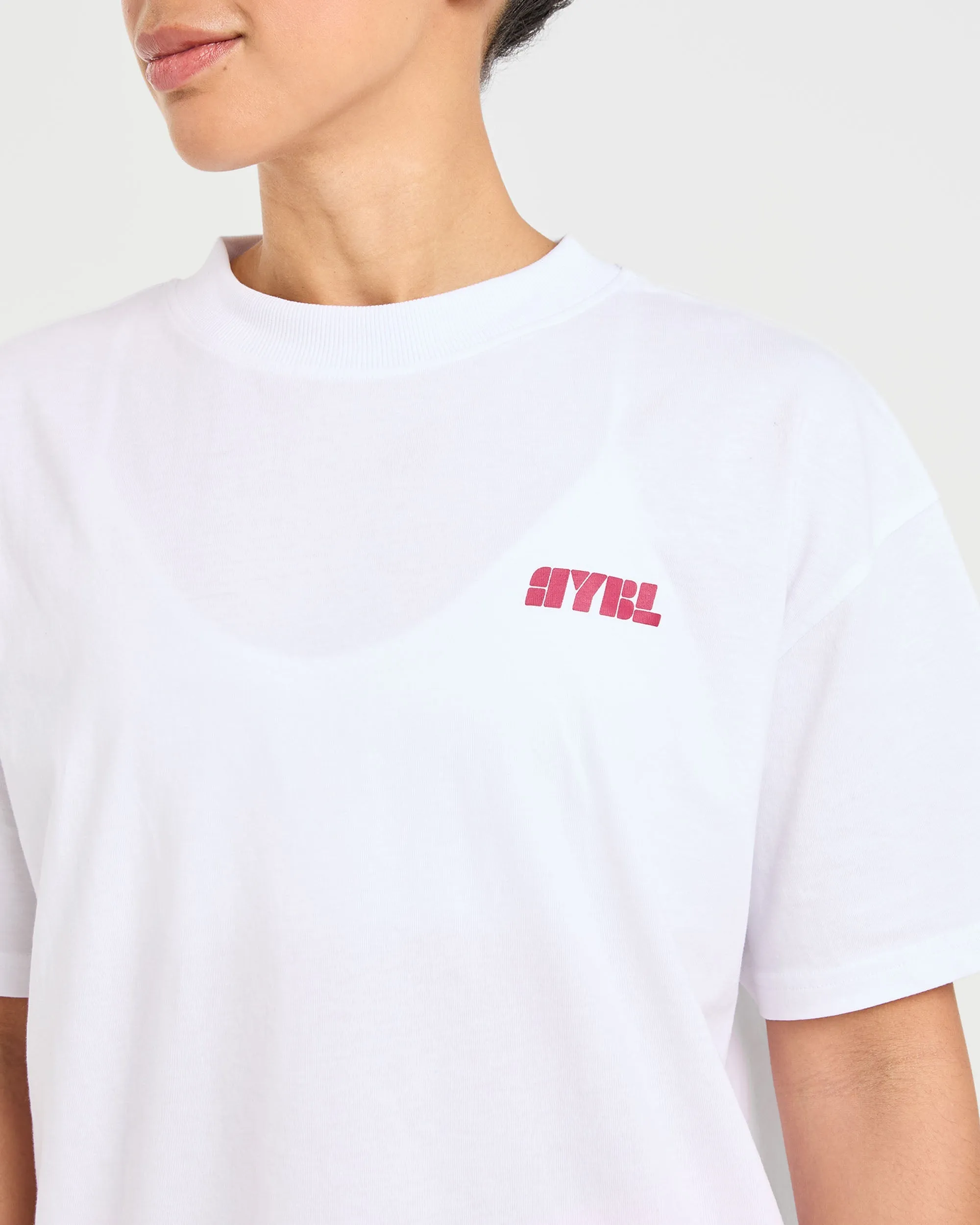 Athletics Retro Oversized T Shirt - White sold by AYBL product image thumbnail 5