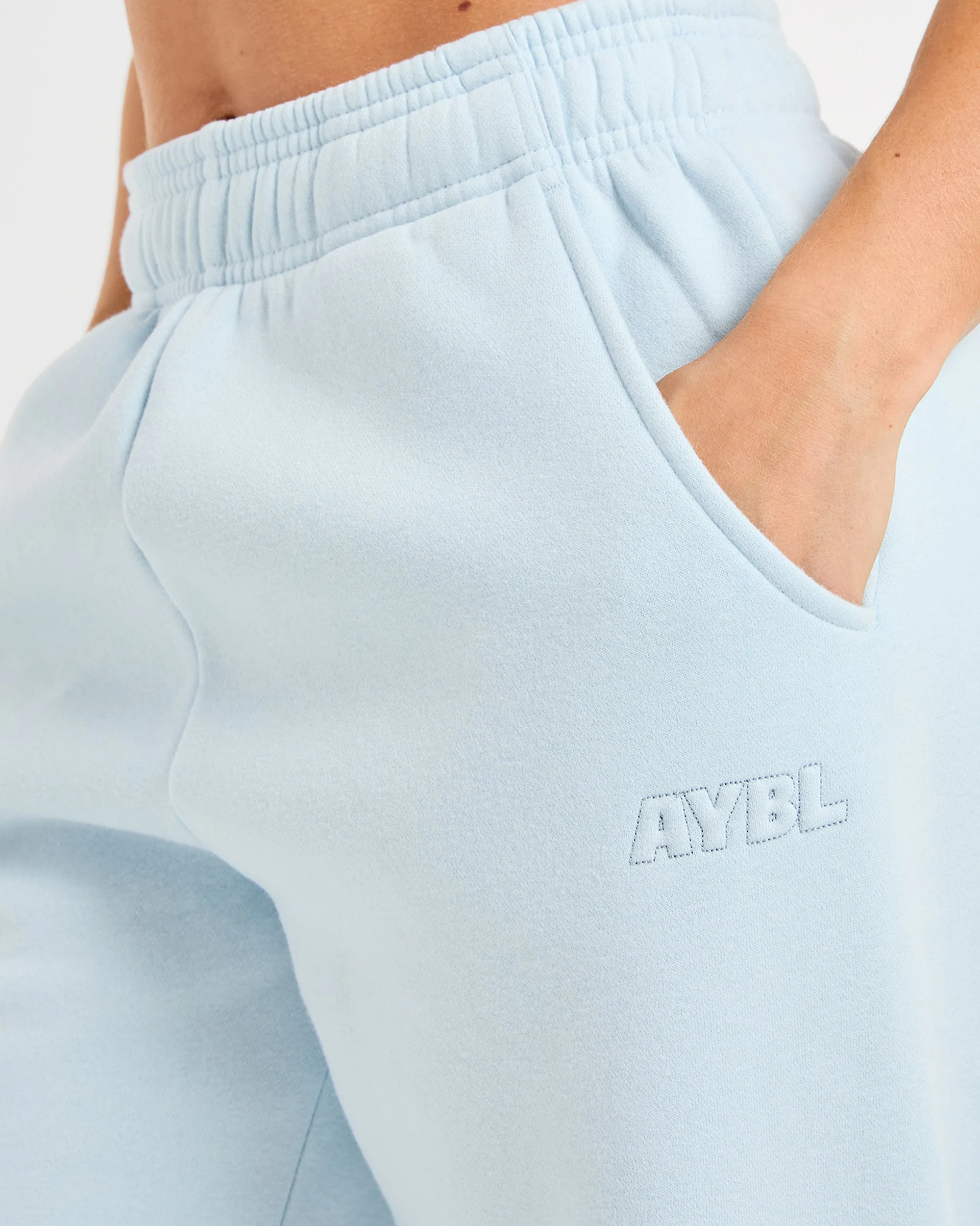 Classic Plush Oversized Joggers - Pastel Blue sold by AYBL product image thumbnail 5