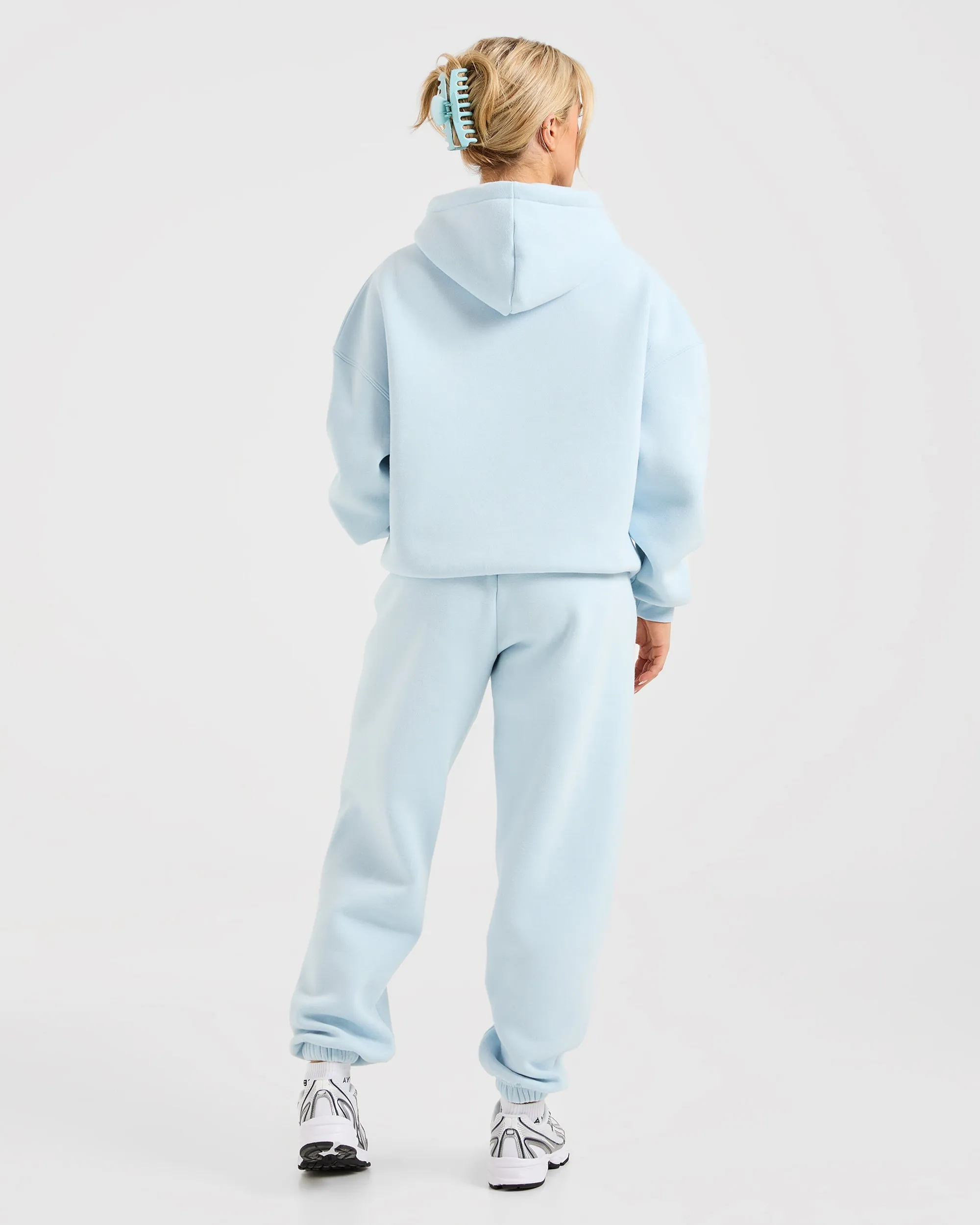 Classic Plush Oversized Joggers - Pastel Blue sold by AYBL product image thumbnail 4