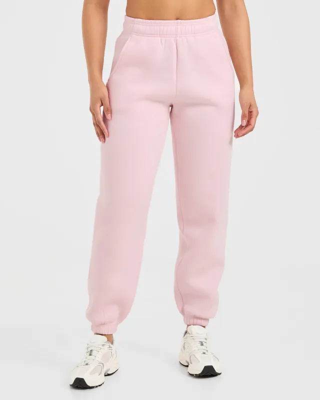 Classic Plush Oversized Joggers - Pastel Pink sold by AYBL
