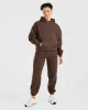 Classic Plush Oversized Joggers - Brown sold by AYBL