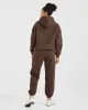 Classic Plush Oversized Joggers - Brown sold by AYBL