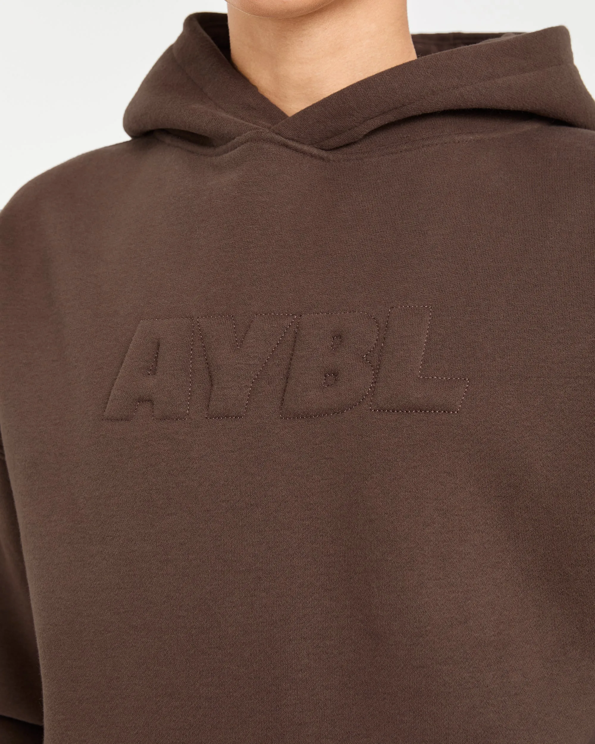 Classic Plush Oversized Hoodie - Brown sold by AYBL product image thumbnail 5