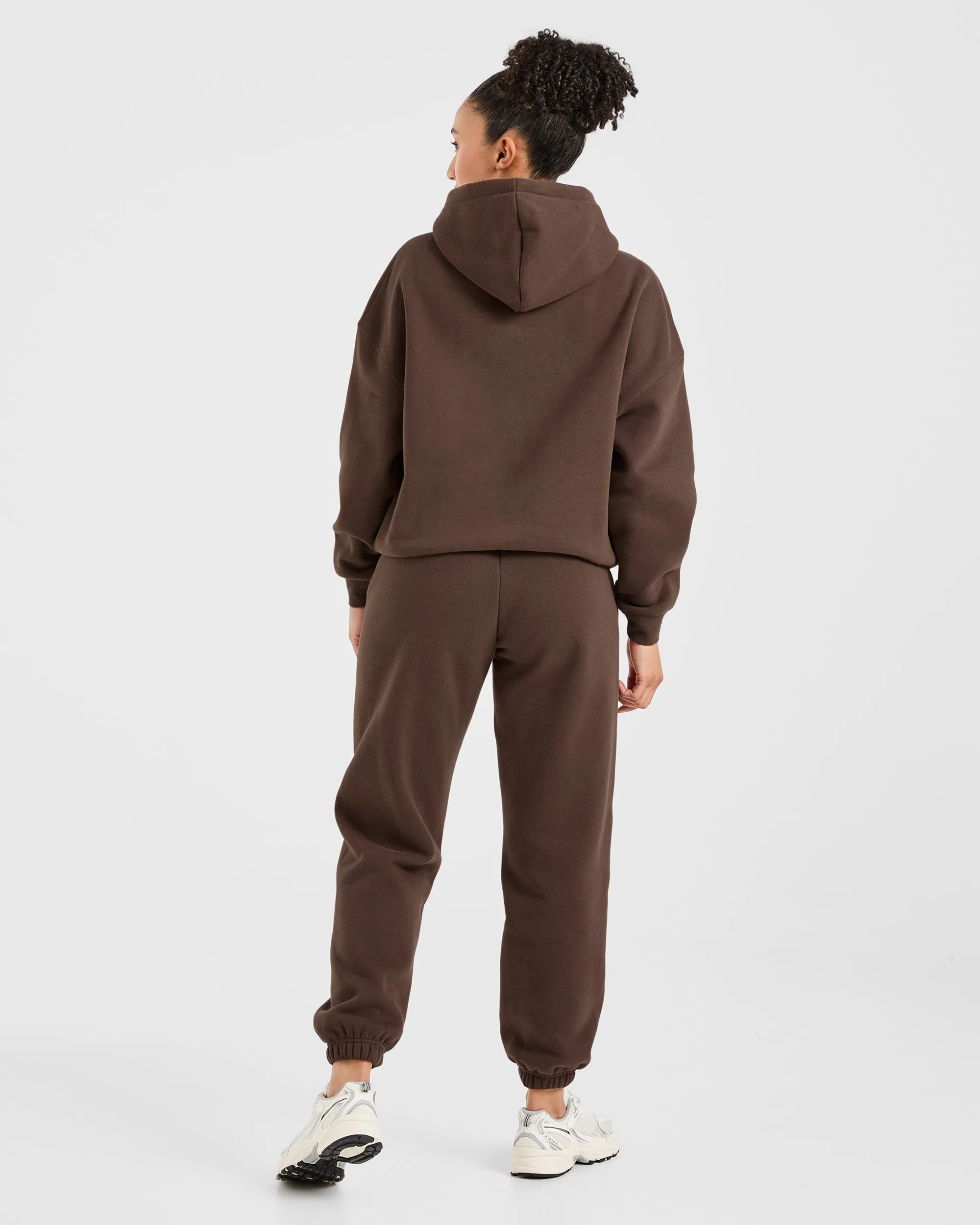 Classic Plush Oversized Hoodie - Brown sold by AYBL product image thumbnail 4