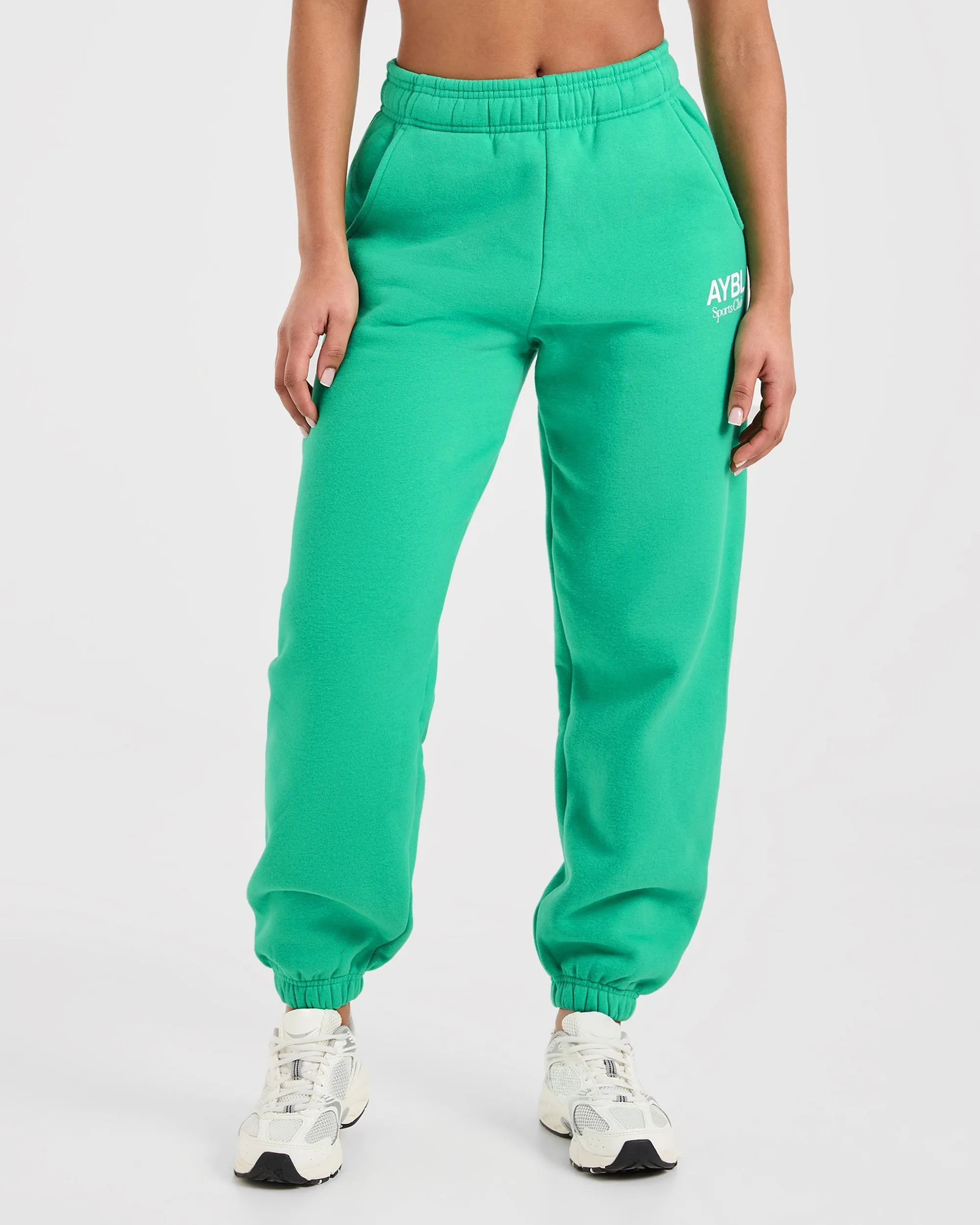 AYBL Sports Club Oversized Joggers - Racing Green sold by AYBL