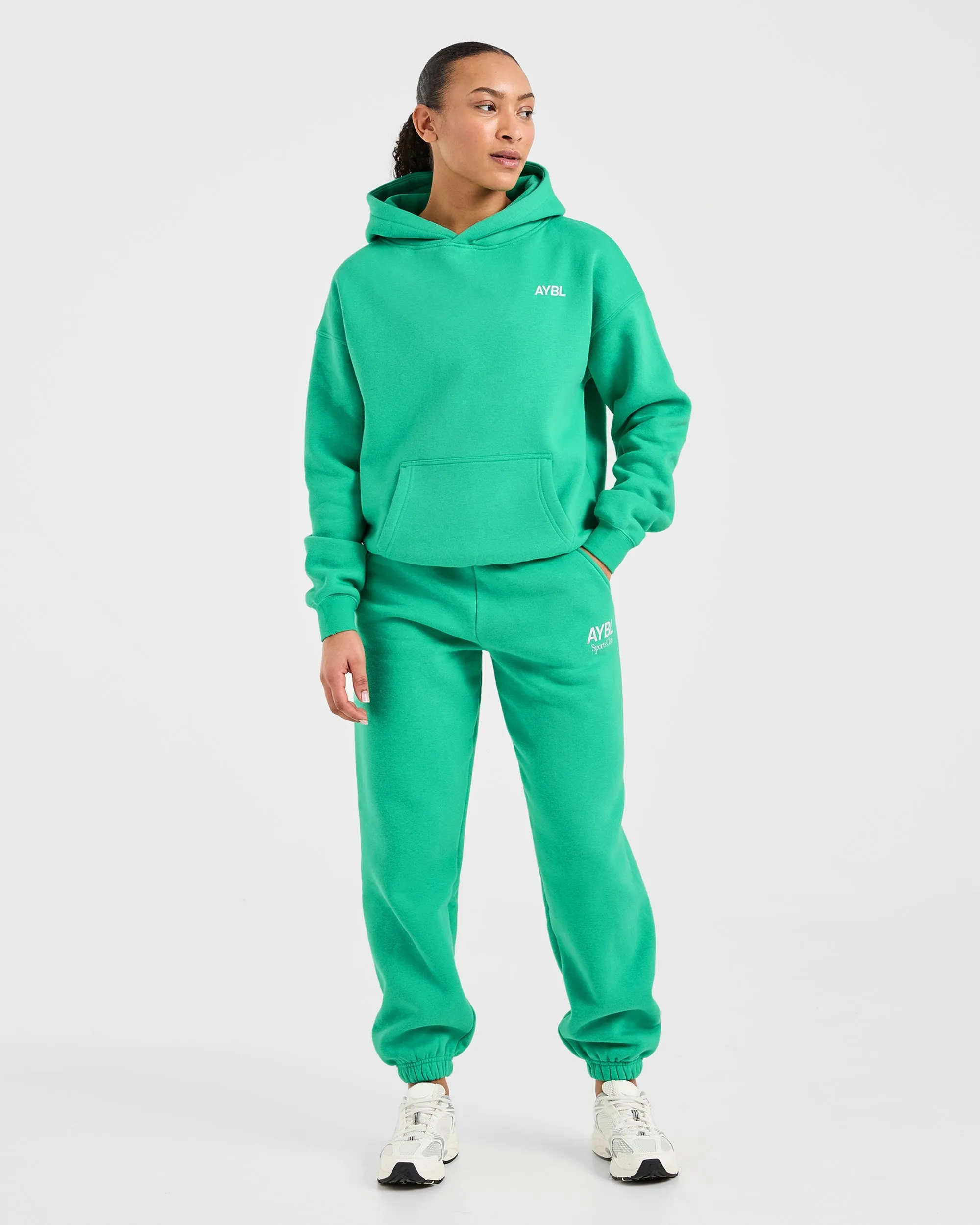 AYBL Sports Club Oversized Joggers - Racing Green sold by AYBL product image thumbnail 3