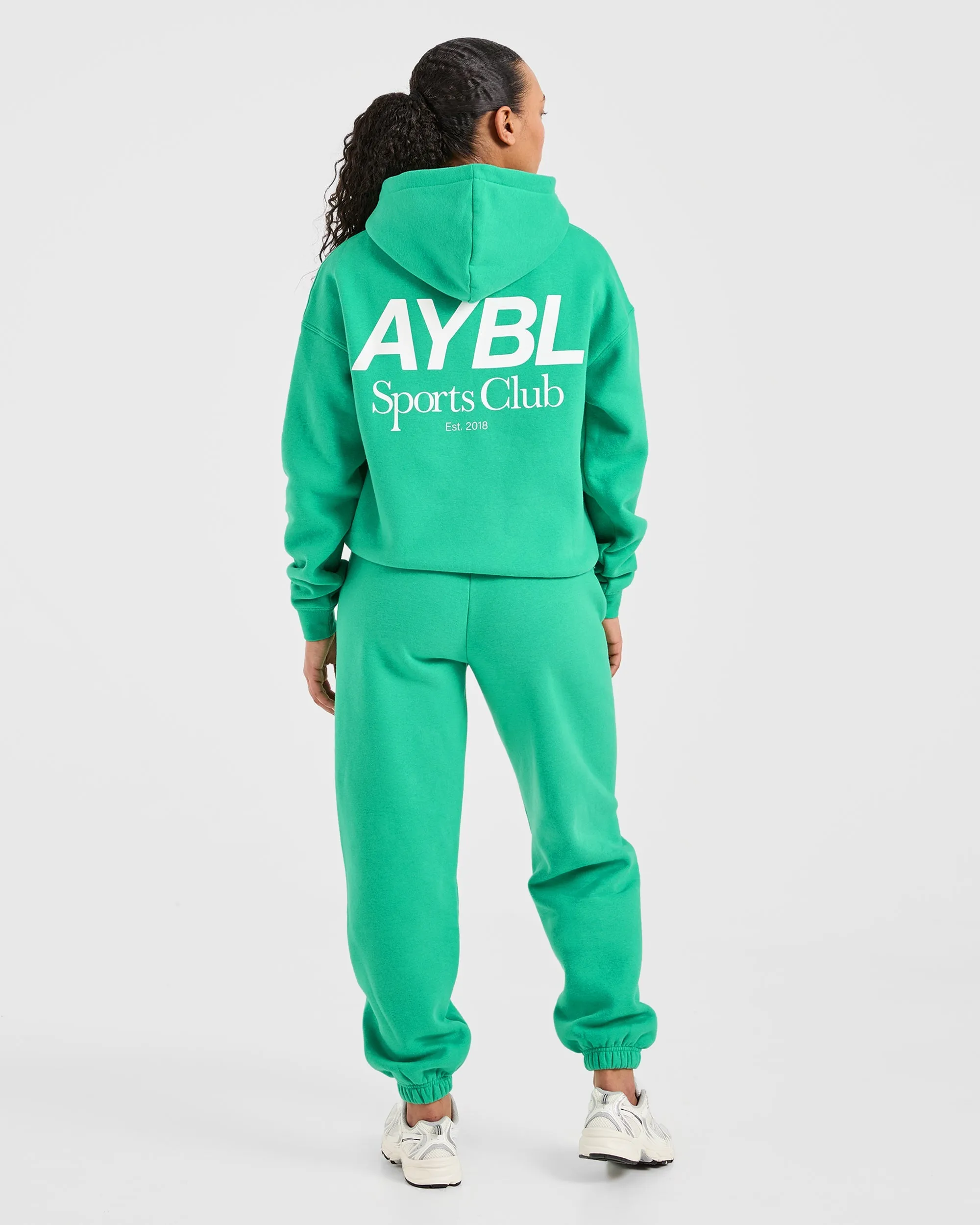 AYBL Sports Club Oversized Joggers - Racing Green sold by AYBL product image thumbnail 4