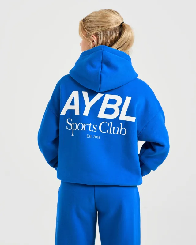 AYBL Sports Club Oversized Hoodie - Cobalt sold by AYBL