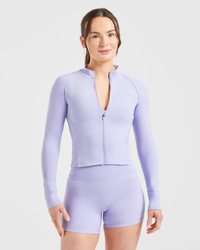 Staple Zip Jacket - Pastel Lavender sold by AYBL