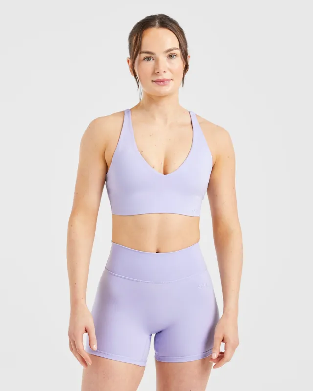 Staple Sports Bra - Pastel Lavender sold by AYBL