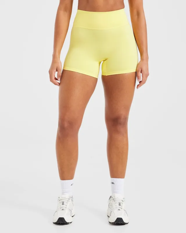 Staple Shorts - Pastel Lemon sold by AYBL