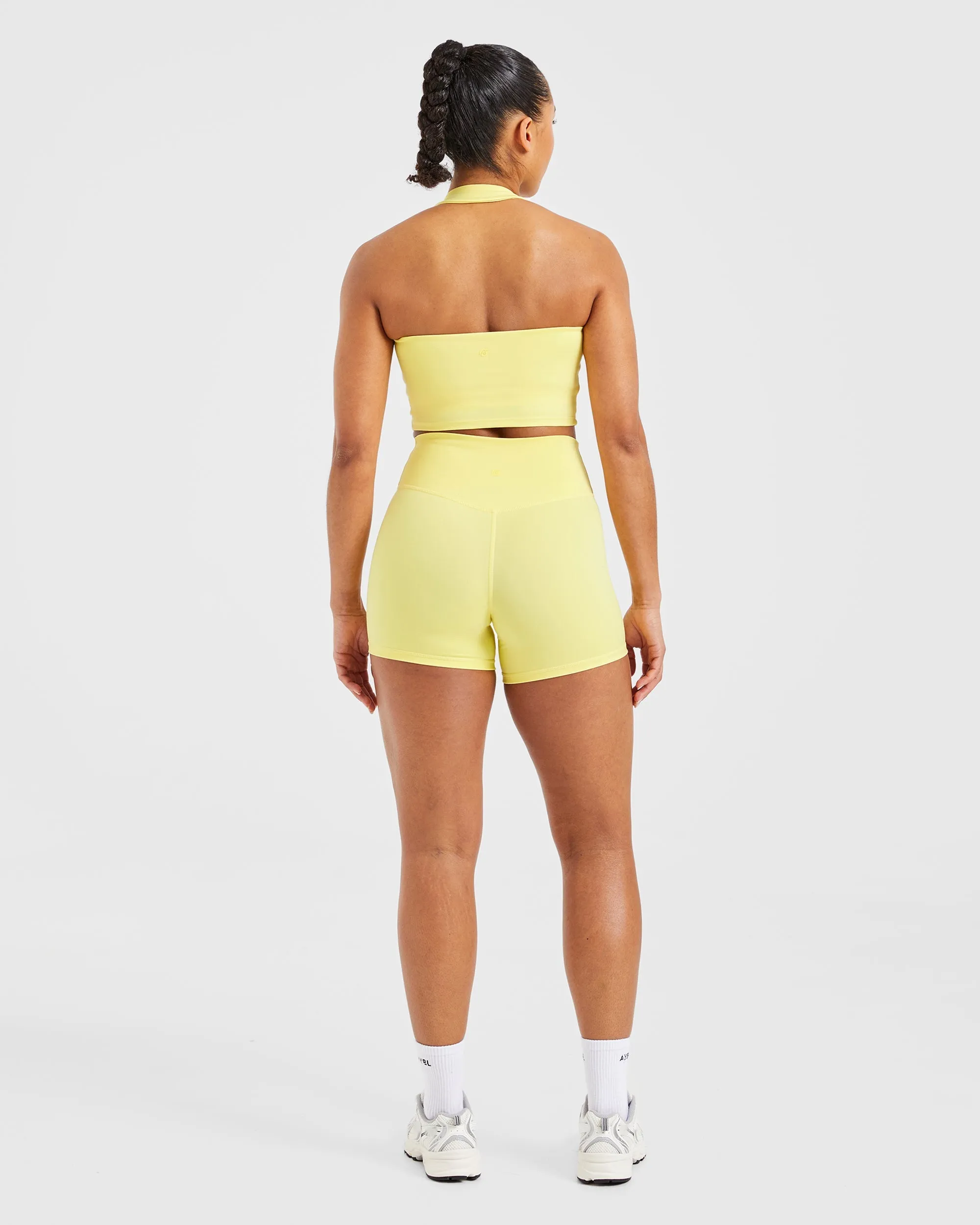 Staple Halterneck Crop Top - Pastel Lemon sold by AYBL product image thumbnail 4