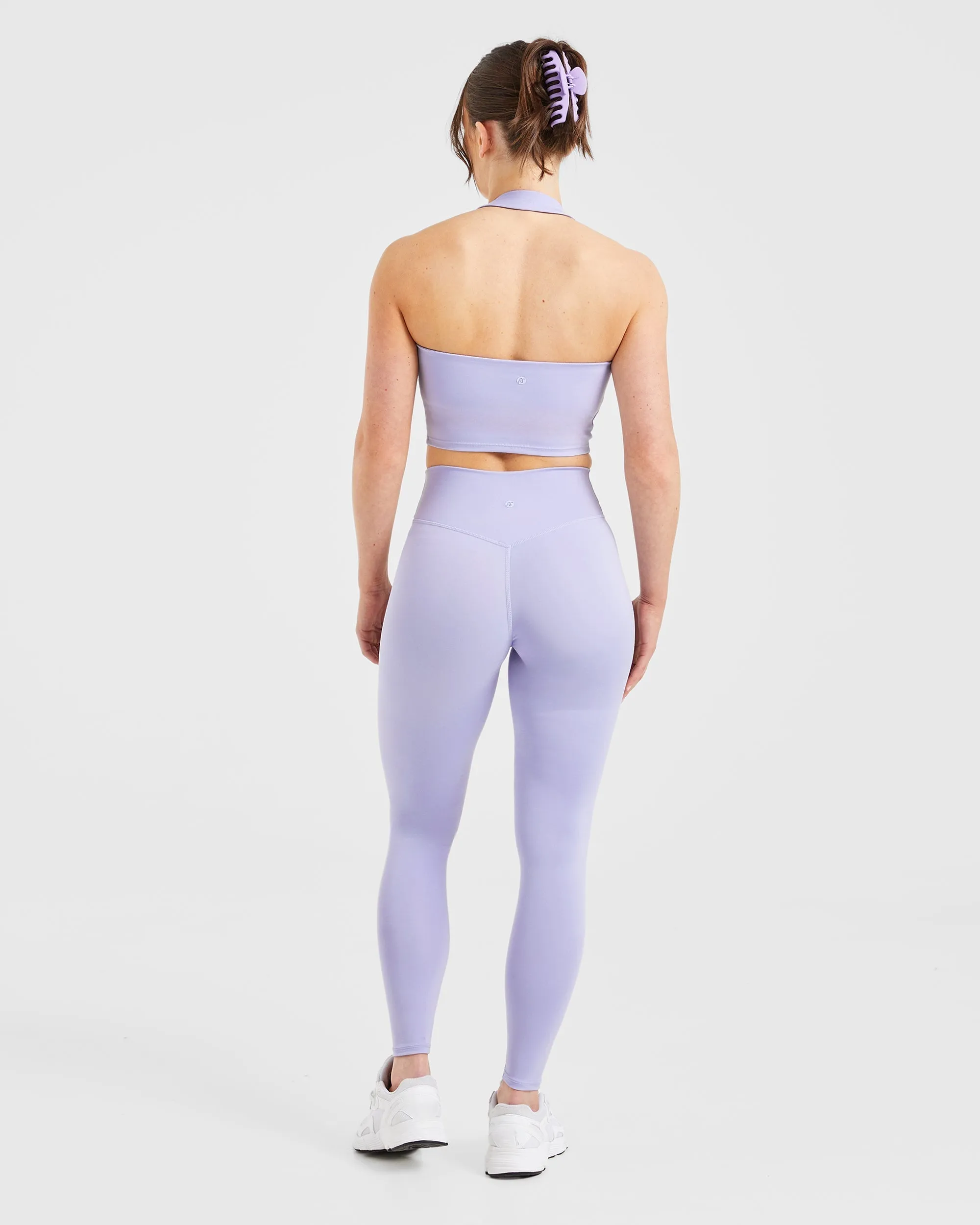 Staple Halterneck Crop Top - Pastel Lavender sold by AYBL product image thumbnail 4