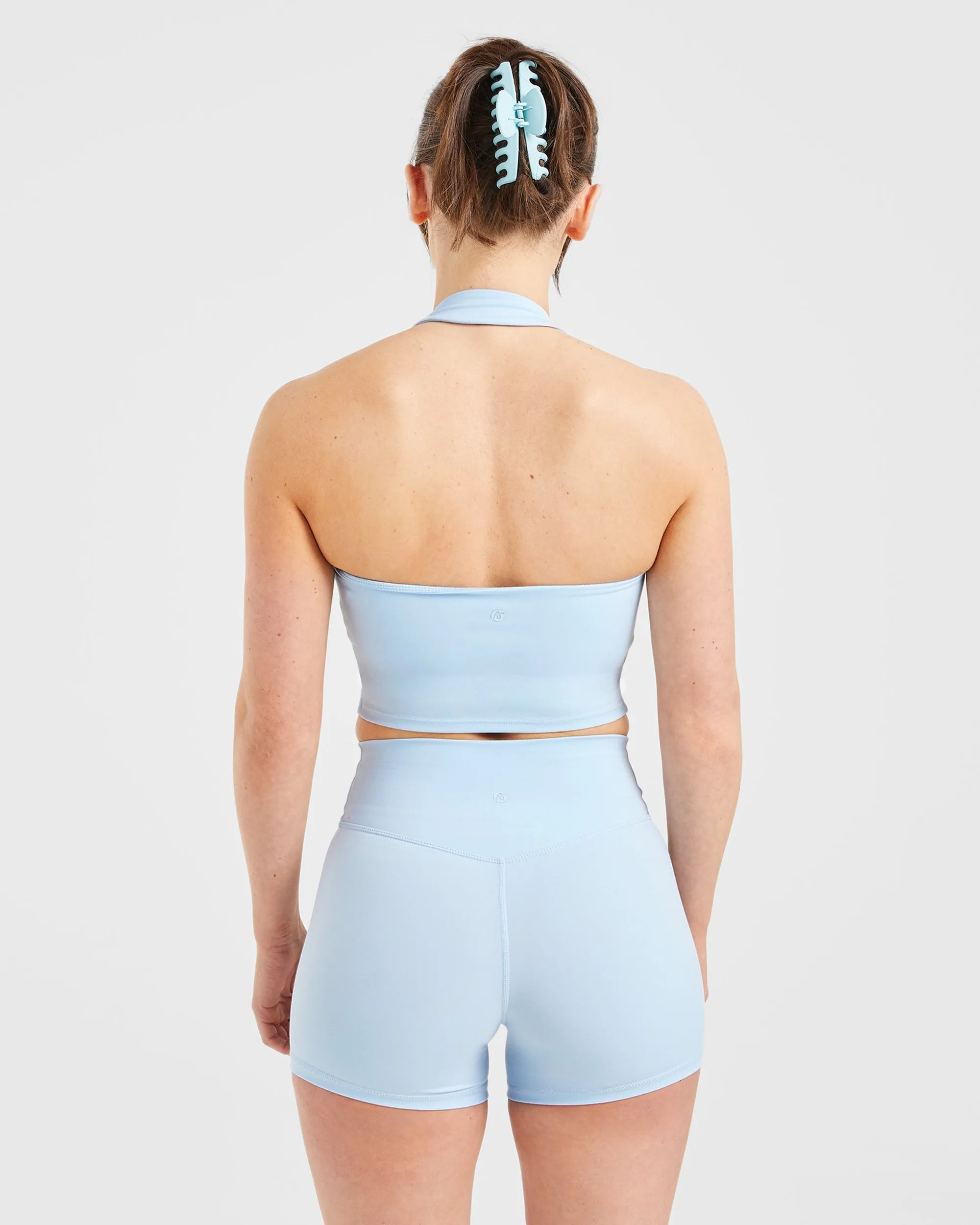 Staple Halterneck Crop Top - Pastel Blue sold by AYBL product image thumbnail 2