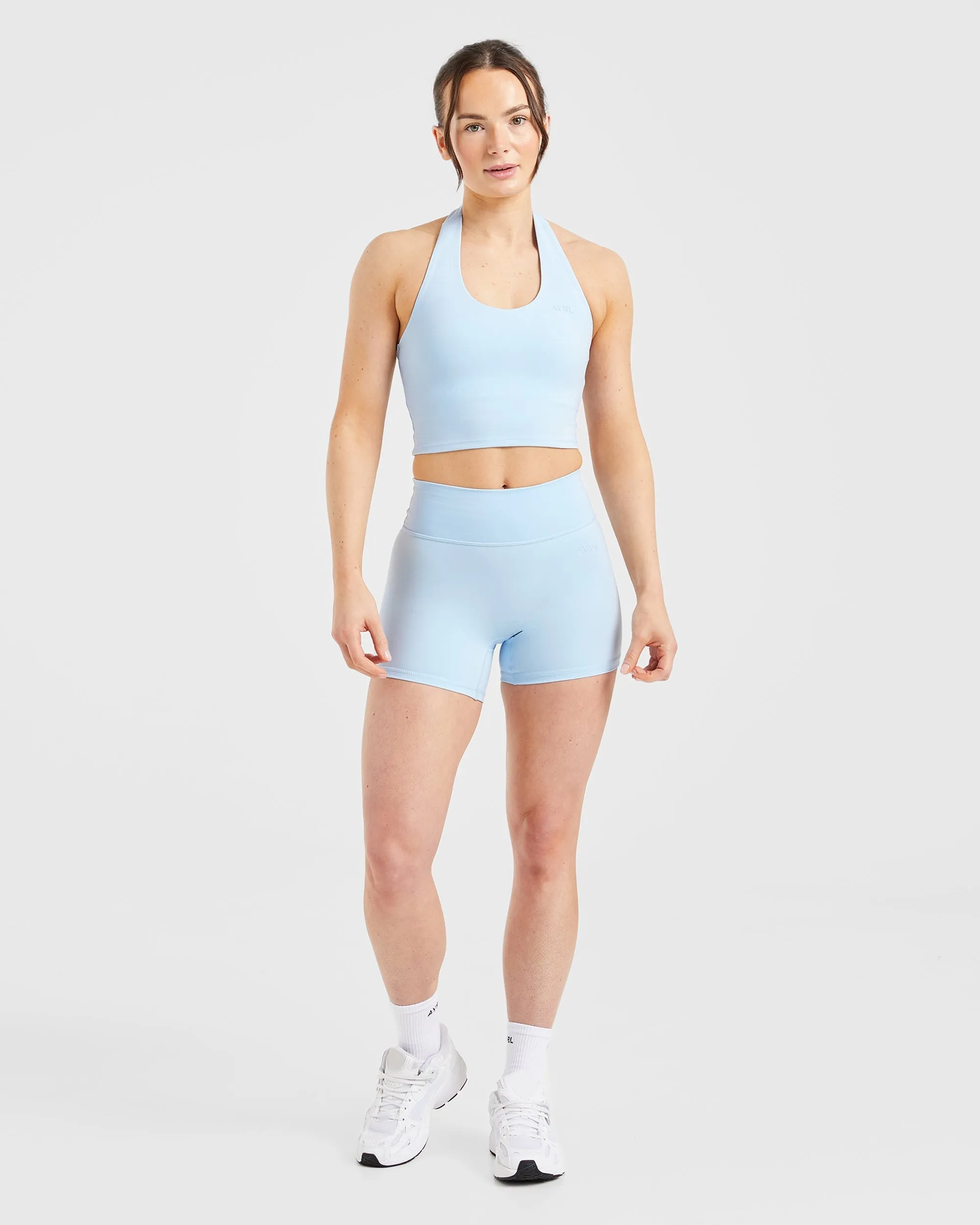 Staple Halterneck Crop Top - Pastel Blue sold by AYBL product image thumbnail 3