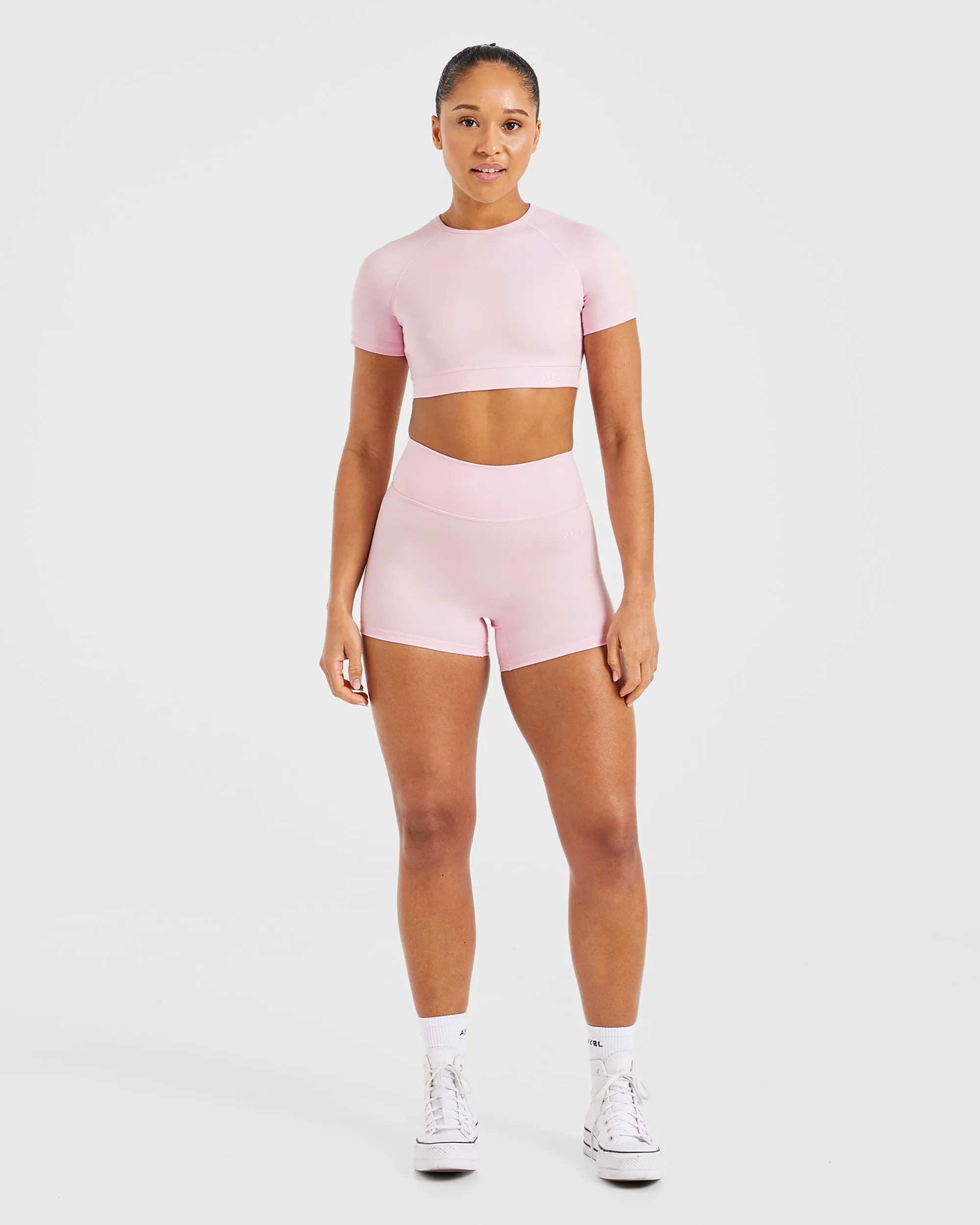 Staple Crop Top - Pastel Pink sold by AYBL product image thumbnail 3