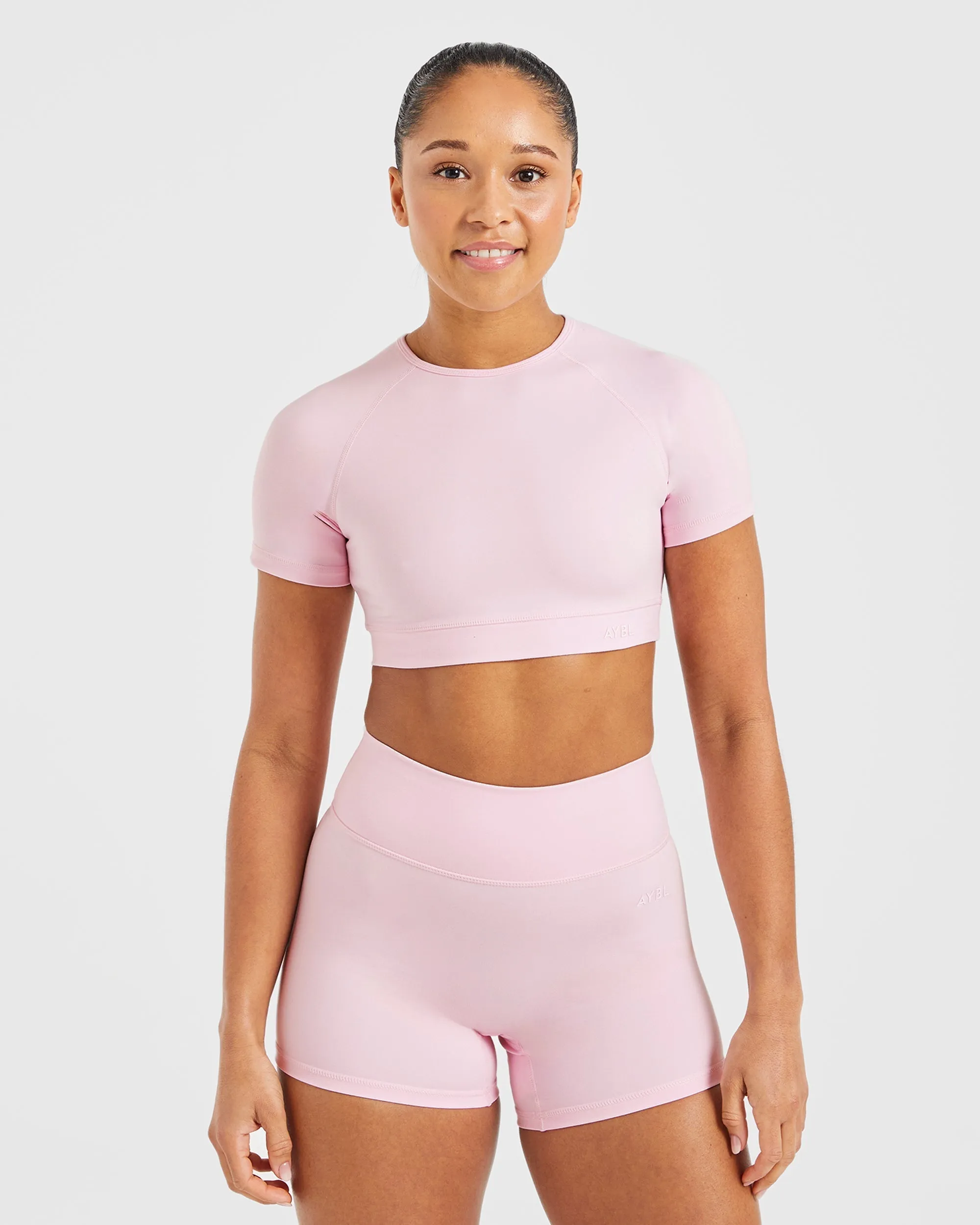 Staple Crop Top - Pastel Pink sold by AYBL