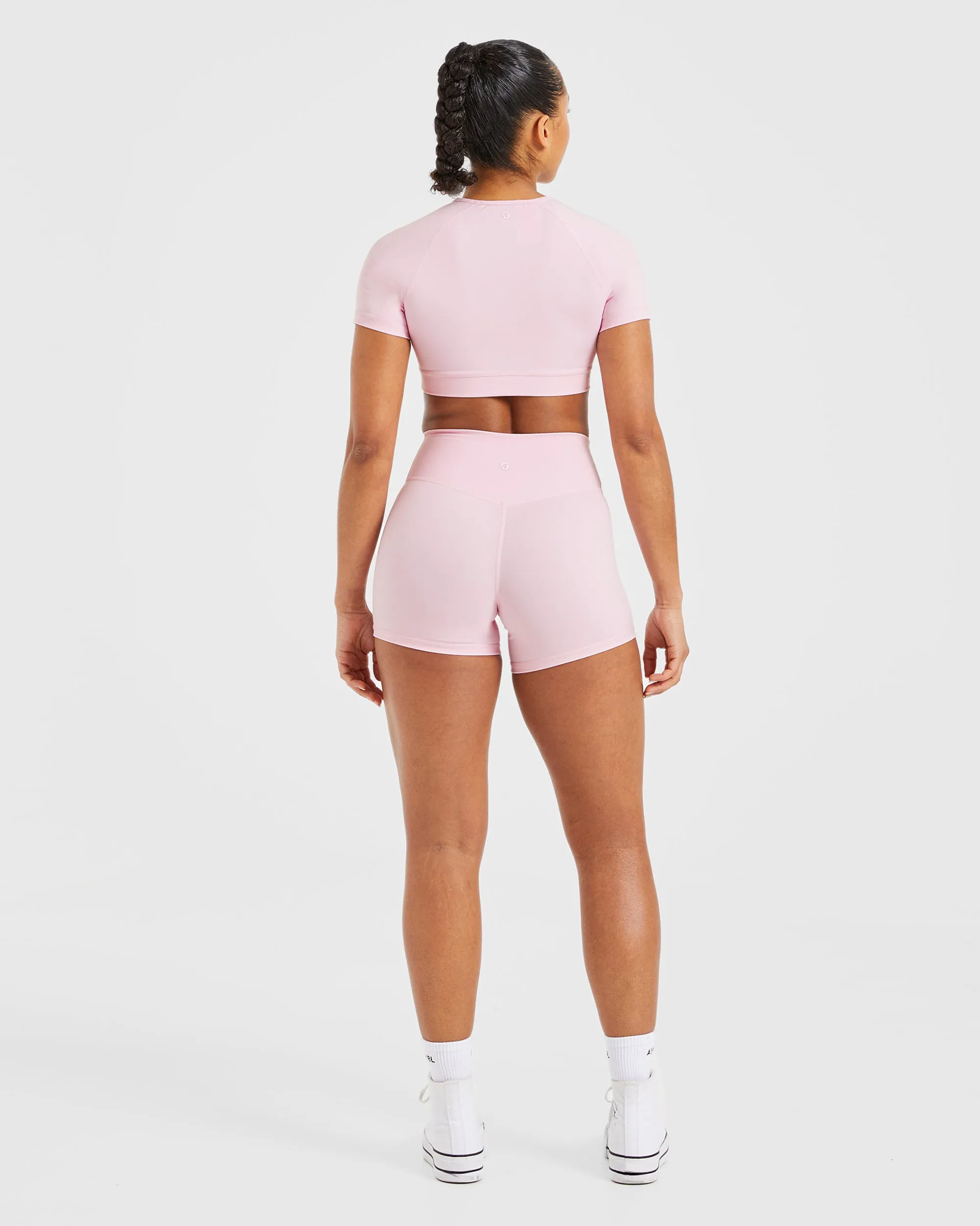 Staple Crop Top - Pastel Pink sold by AYBL product image thumbnail 4
