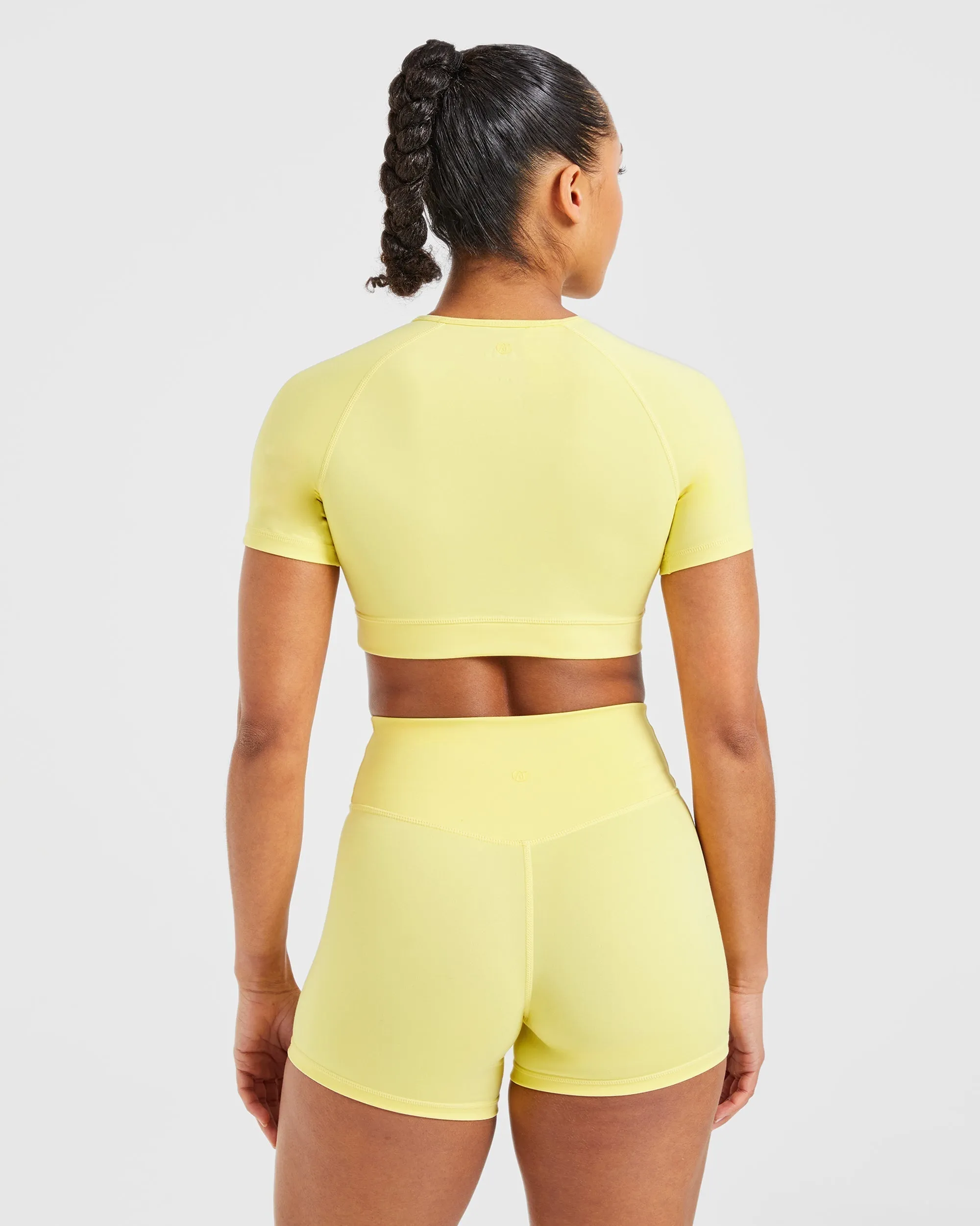 Staple Crop Top - Pastel Lemon sold by AYBL product image thumbnail 2