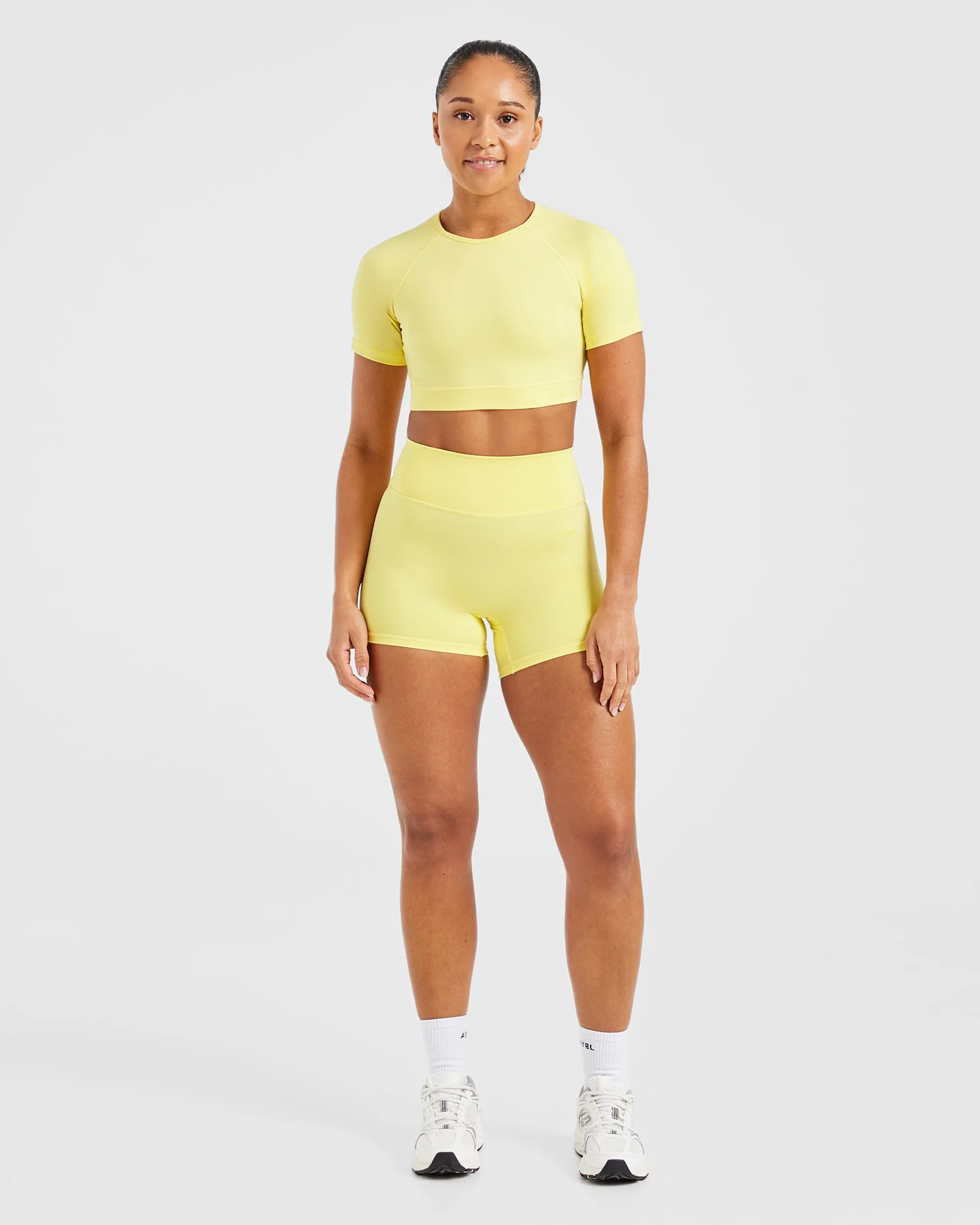 Staple Crop Top - Pastel Lemon sold by AYBL product image thumbnail 3