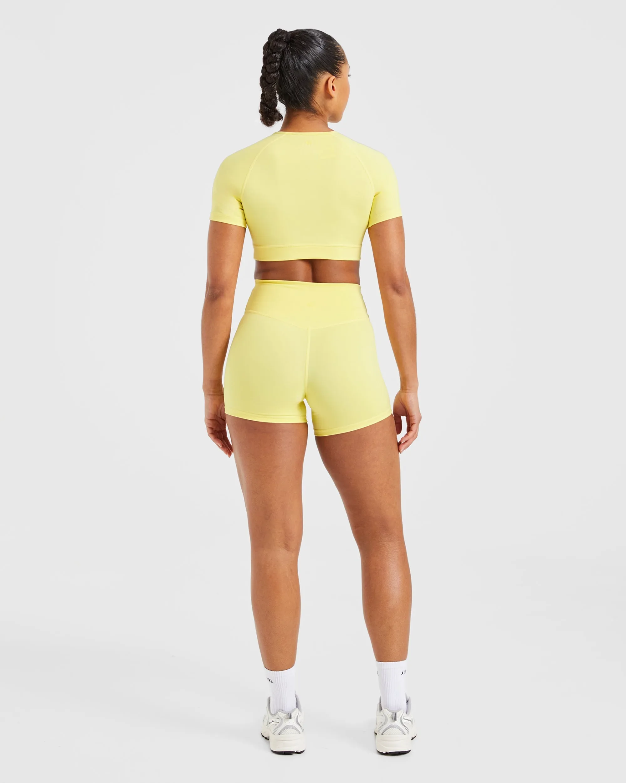 Staple Crop Top - Pastel Lemon sold by AYBL product image thumbnail 4