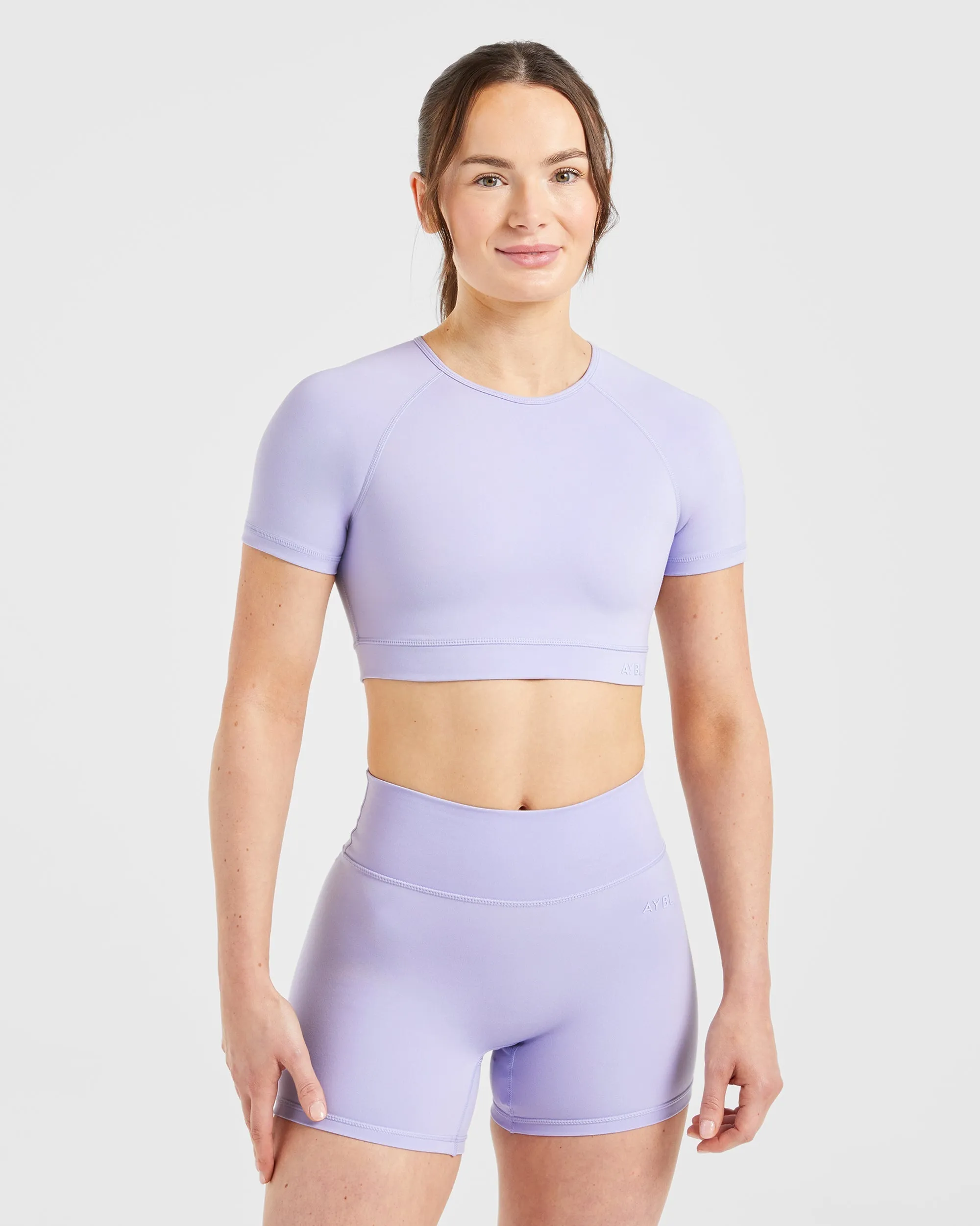 Staple Crop Top - Pastel Lavender sold by AYBL