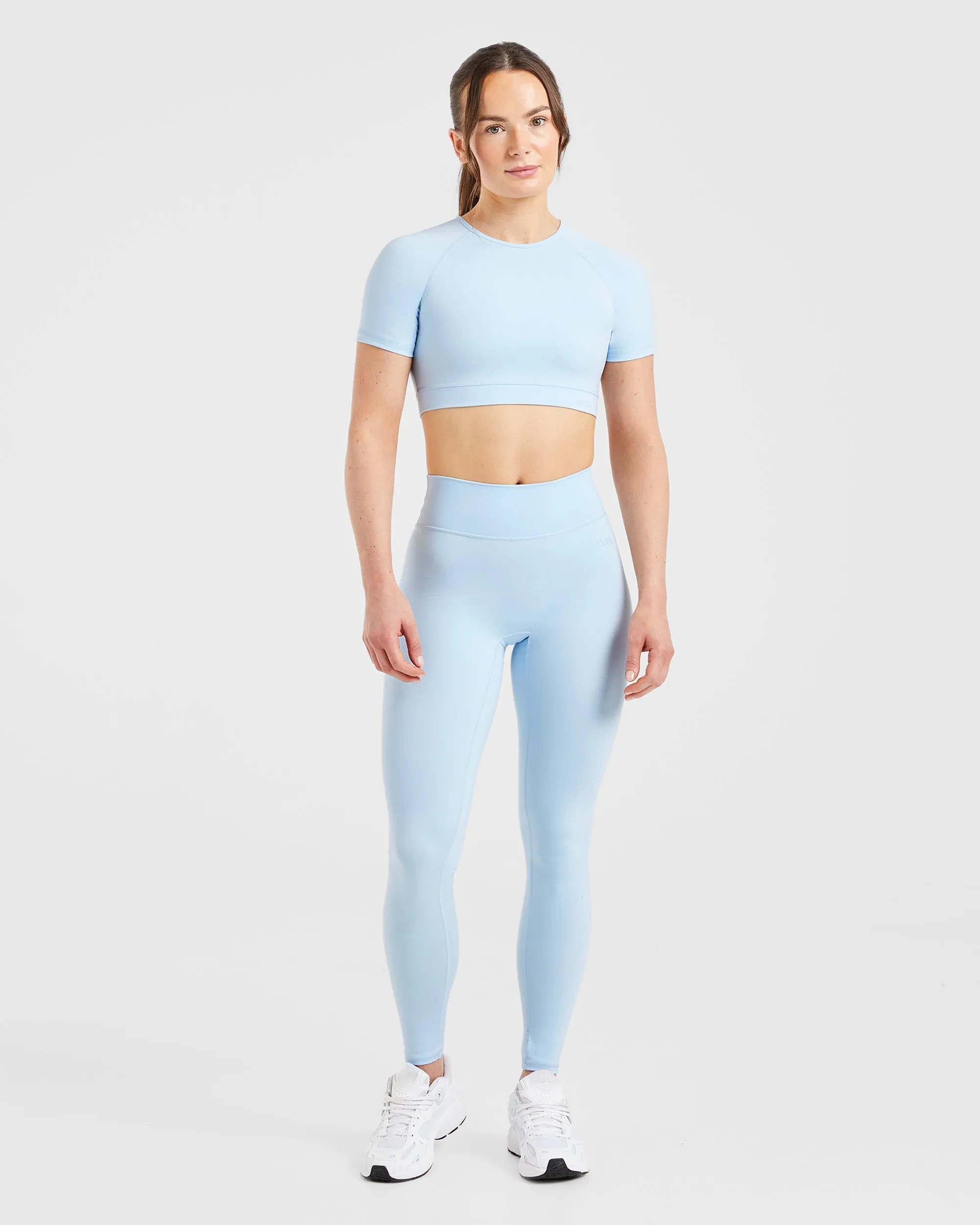 Staple Crop Top - Pastel Blue sold by AYBL product image thumbnail 3