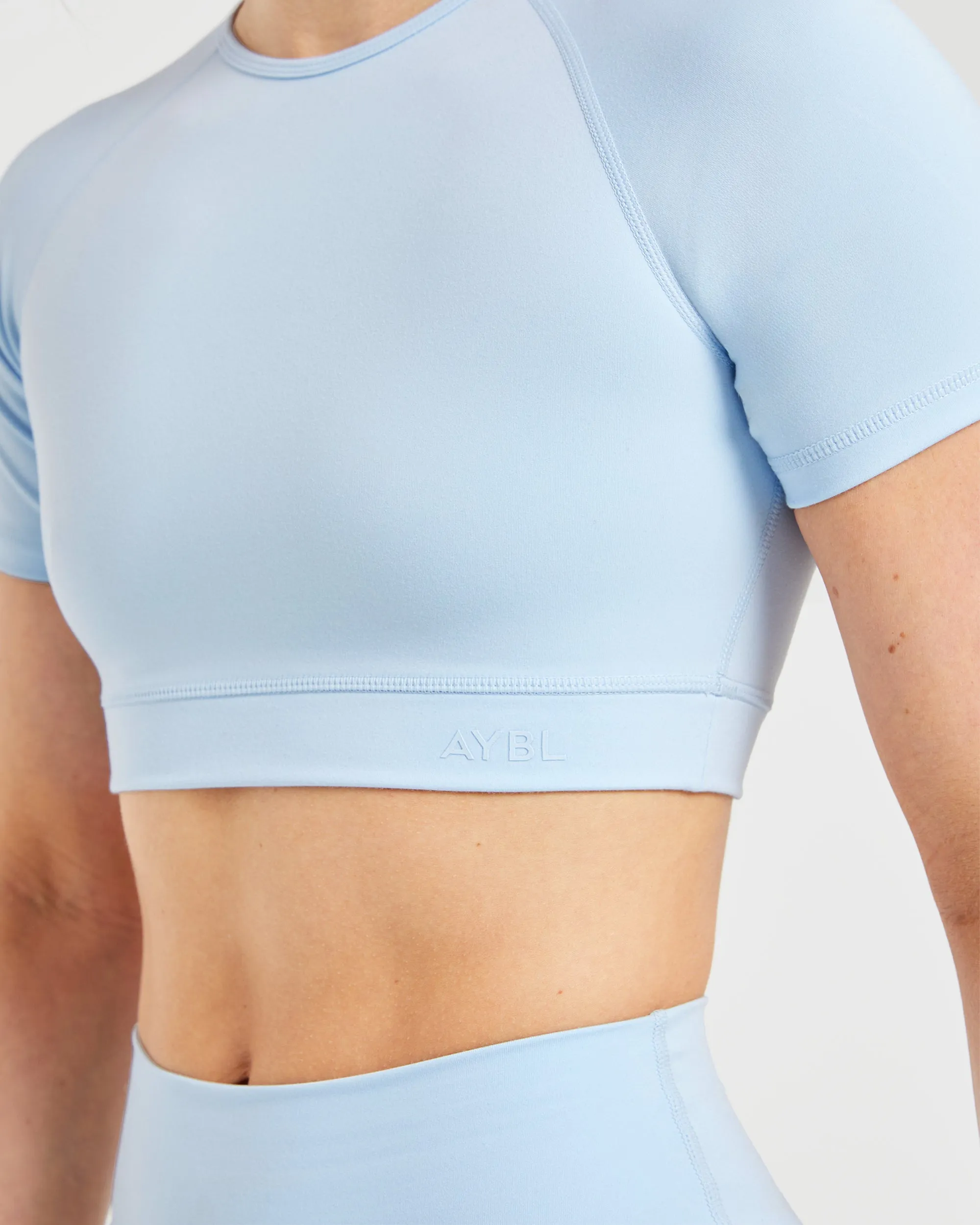 Staple Crop Top - Pastel Blue sold by AYBL product image thumbnail 5