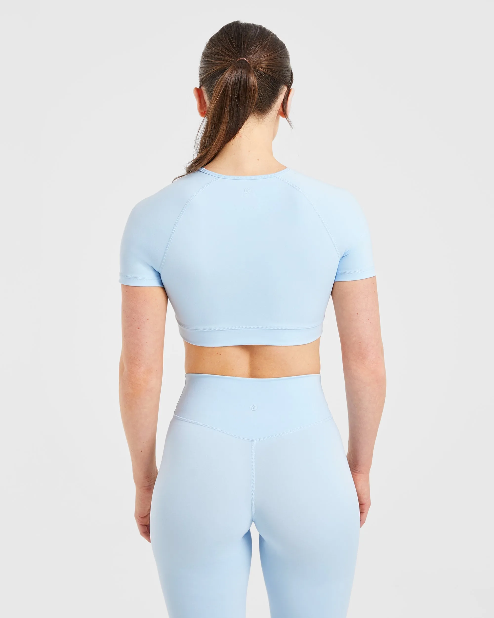 Staple Crop Top - Pastel Blue sold by AYBL product image thumbnail 2