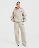 AYBL Sports Club Oversized Straight Leg Joggers - Sand/Navy sold by AYBL