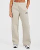 AYBL Sports Club Oversized Straight Leg Joggers - Sand/Navy sold by AYBL
