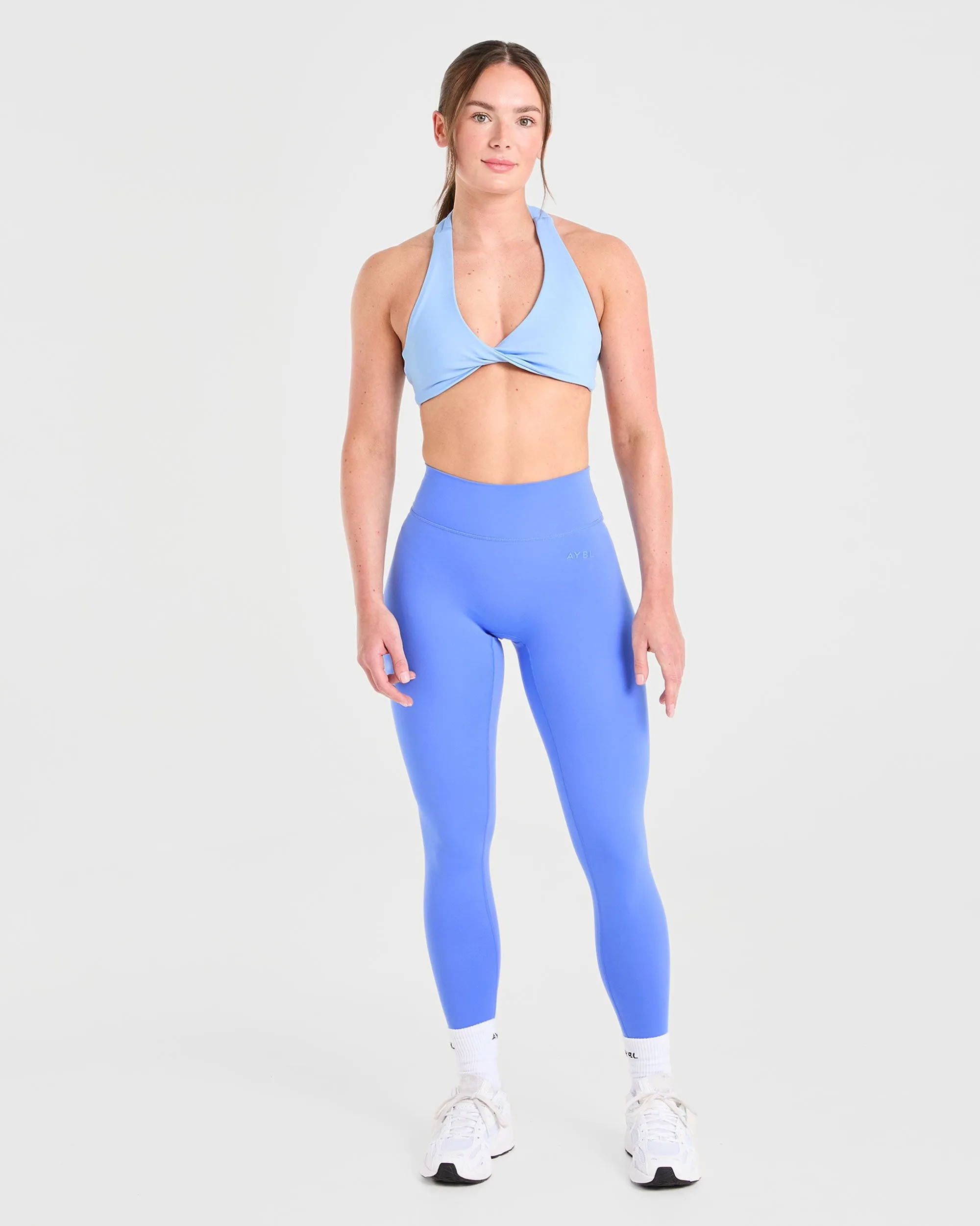 Essential Halterneck Sports Bra - Baby Blue sold by AYBL product image thumbnail 3