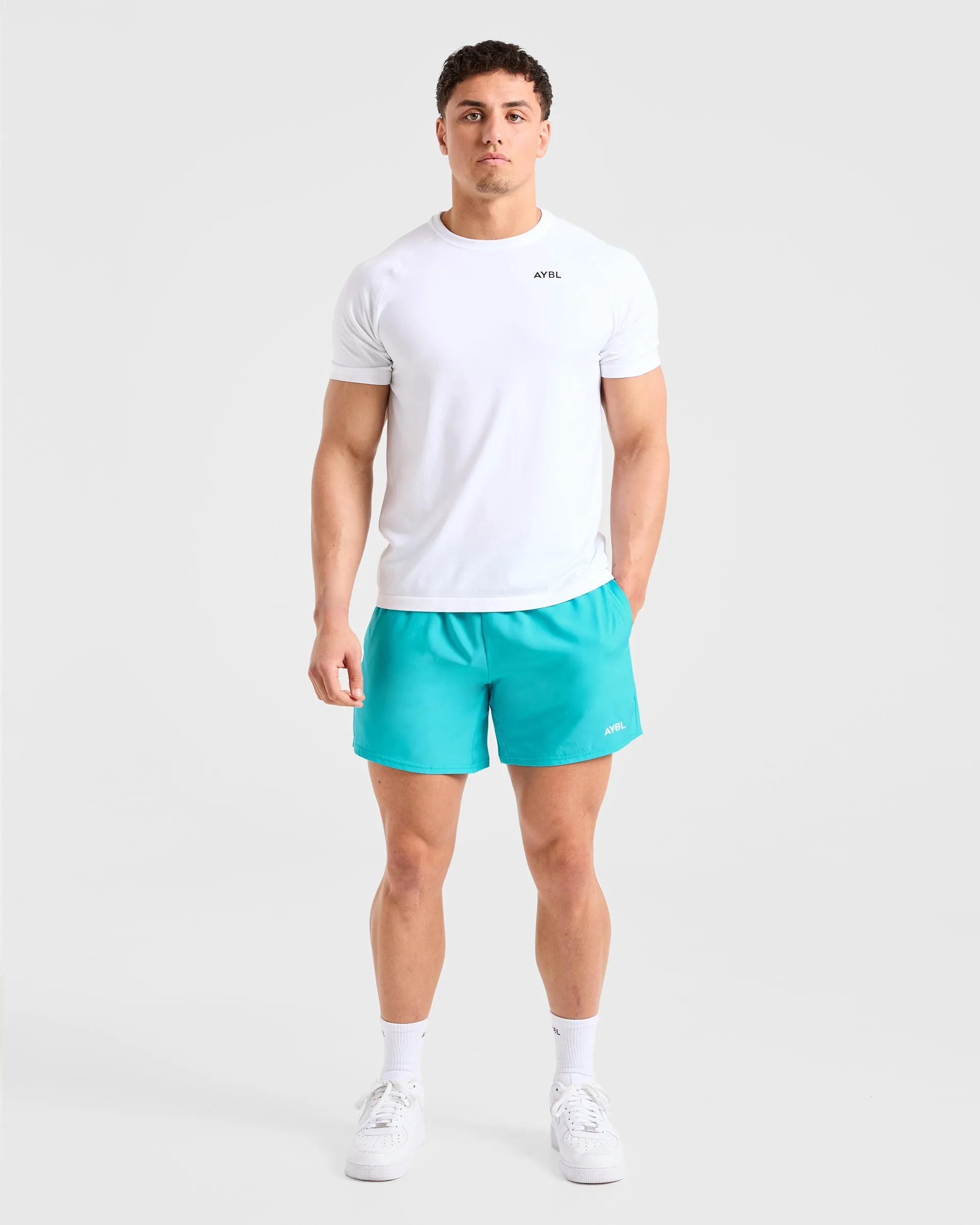 Core 5" Shorts - Aqua Blue sold by AYBL product image thumbnail 3