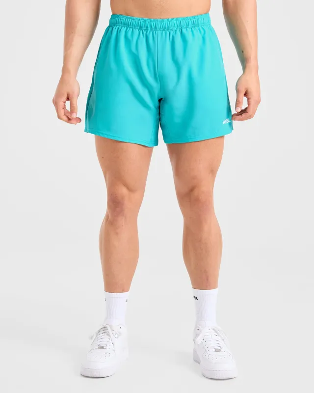 Core 5" Shorts - Aqua Blue sold by AYBL