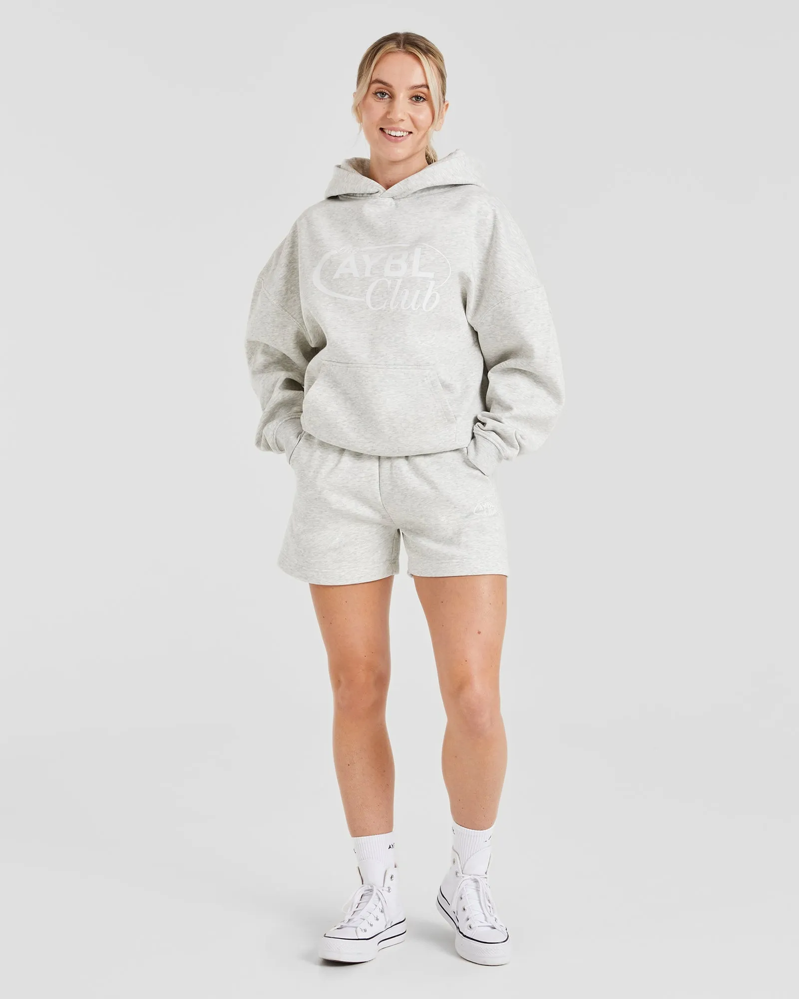 AYBL Club Oversized Hoodie - Grey Marl sold by AYBL product image thumbnail 3