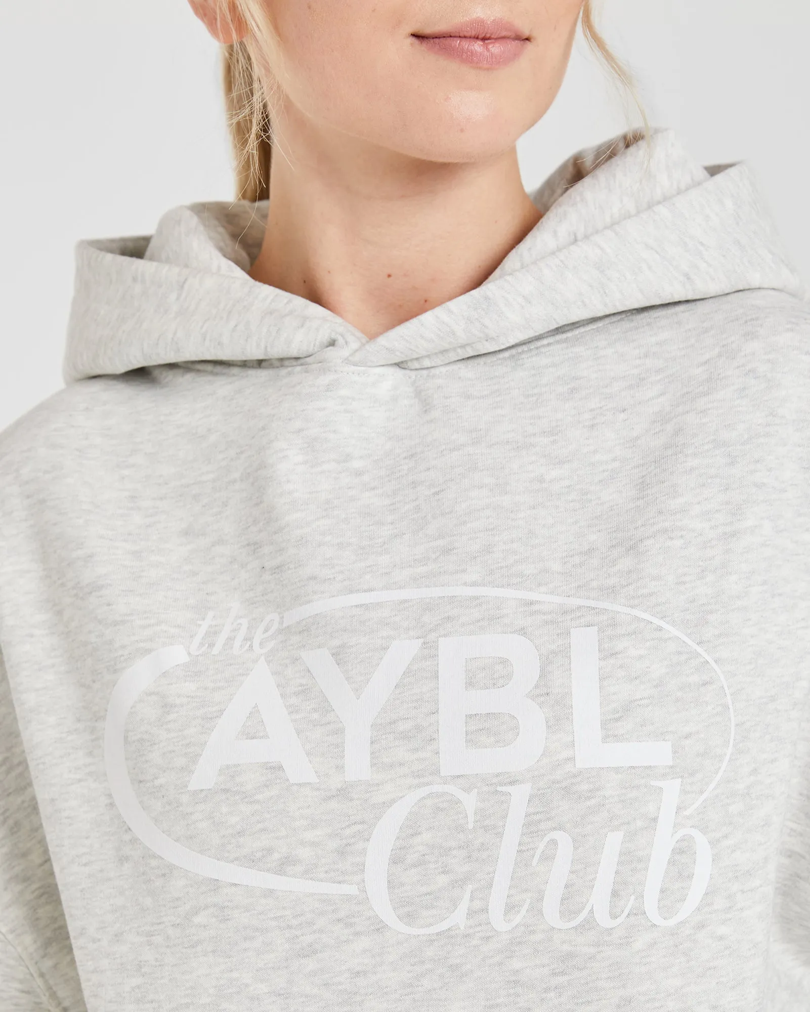 AYBL Club Oversized Hoodie - Grey Marl sold by AYBL product image thumbnail 5