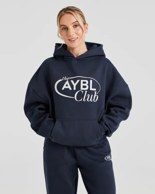 AYBL Club Oversized Hoodie - Navy/Sand sold by AYBL