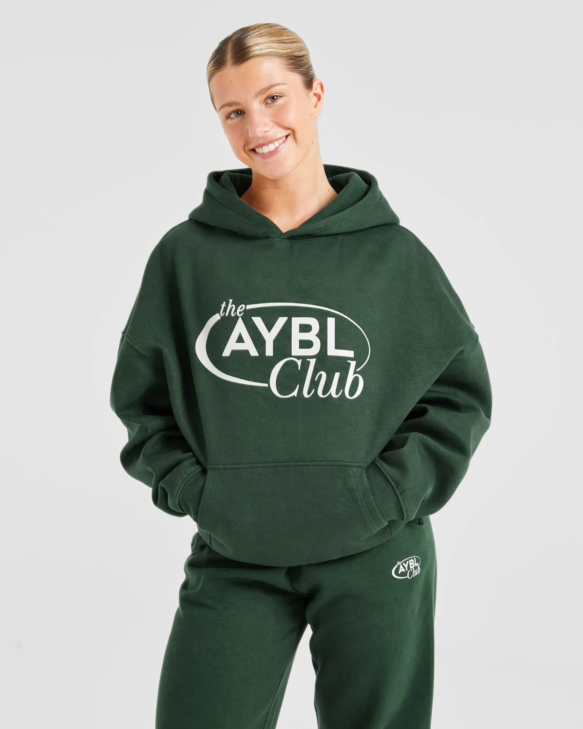 AYBL Club Oversized Hoodie - Green/Sand sold by AYBL