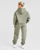 Varsity Graphic Oversized Hoodie - Muted Olive sold by AYBL