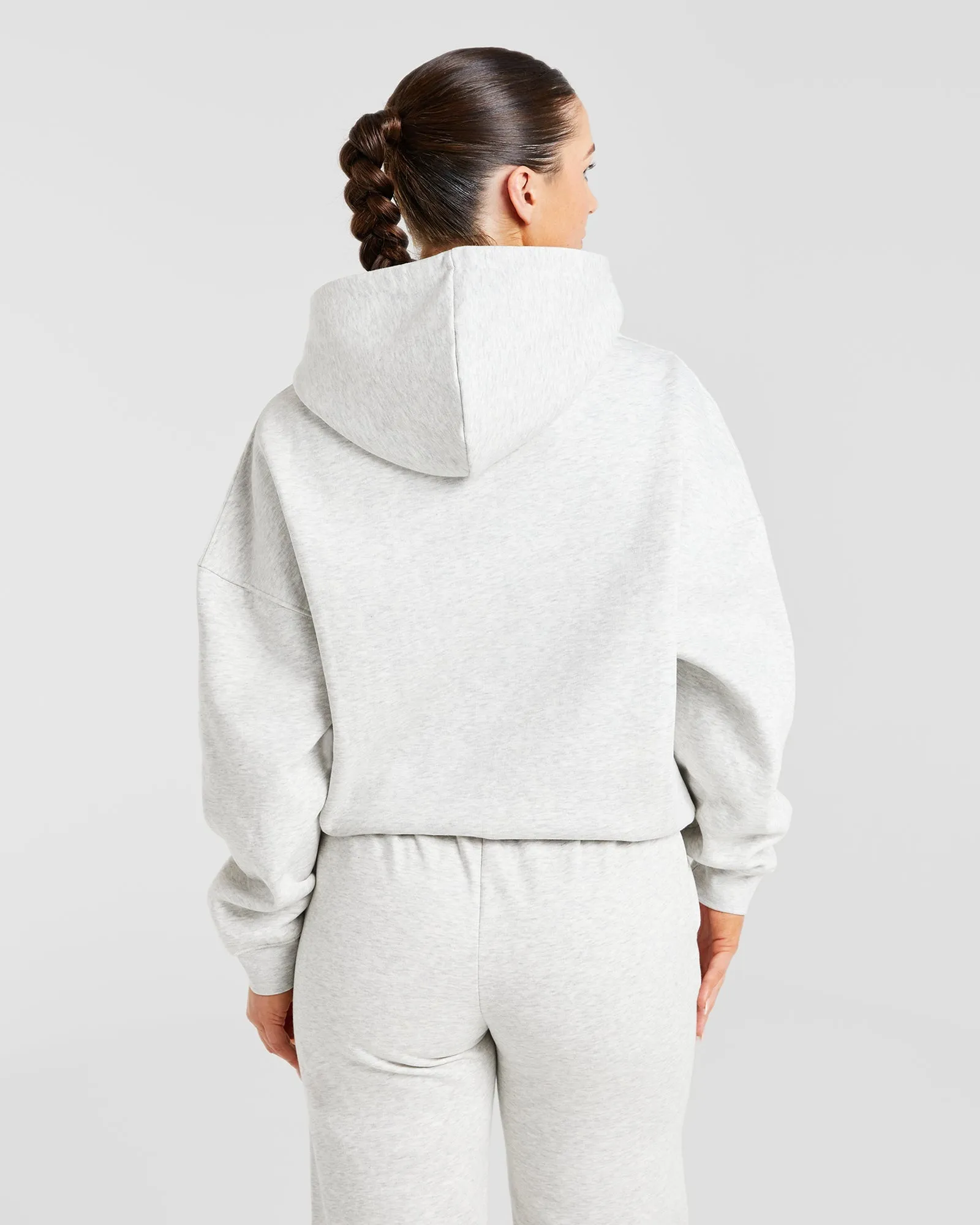 Varsity Graphic Oversized Hoodie - Grey Marl sold by AYBL product image thumbnail 2