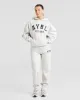 Varsity Graphic Oversized Hoodie - Grey Marl sold by AYBL