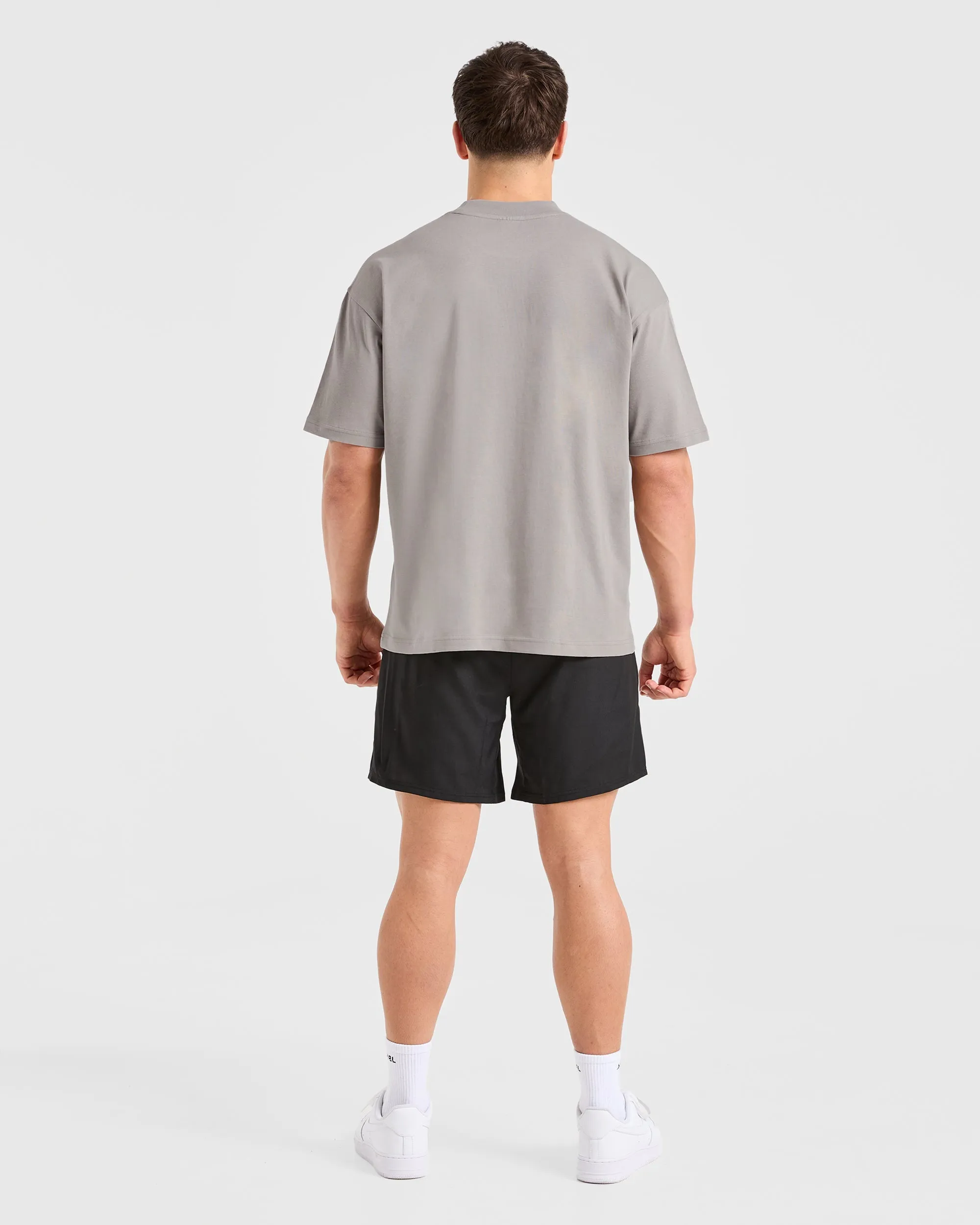 Sports Club Dot Oversized T Shirt - Cloud Grey sold by AYBL product image thumbnail 4