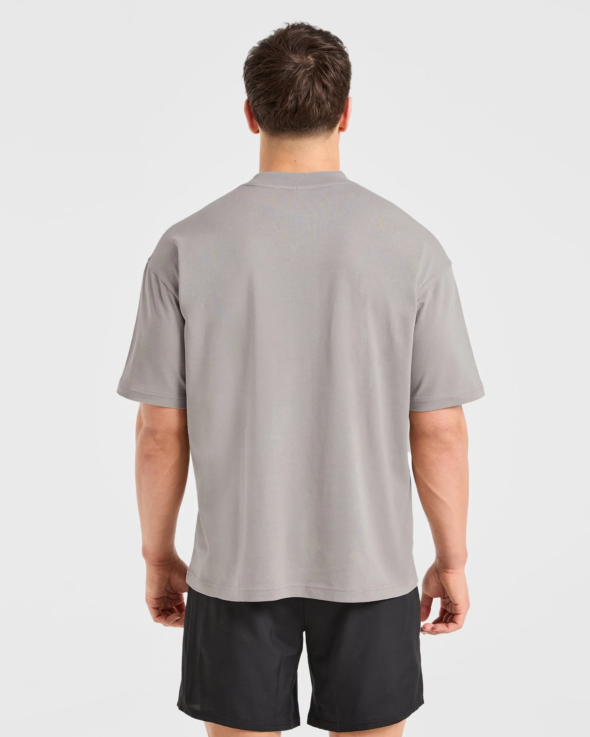 Sports Club Dot Oversized T Shirt - Cloud Grey sold by AYBL product image thumbnail 2