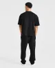 Sports Club Dot Oversized T Shirt - Black sold by AYBL