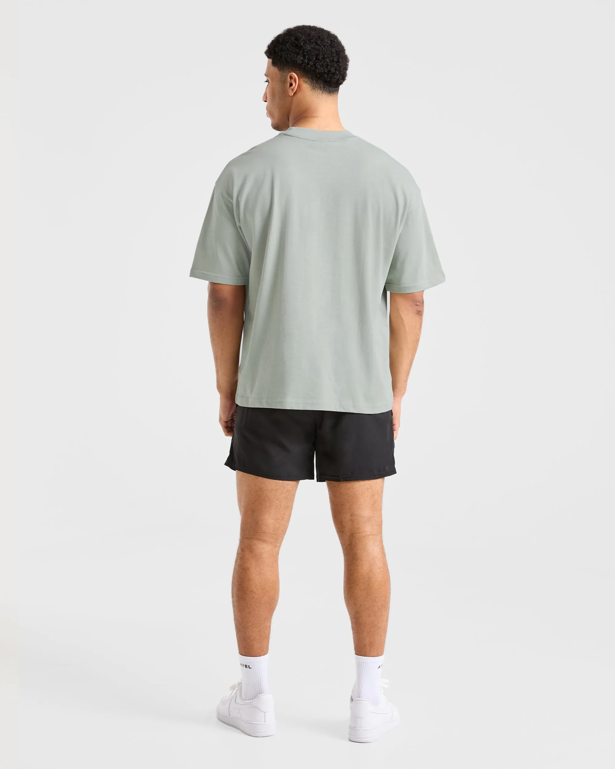 Sports Club Dot Oversized T Shirt - Green Mist sold by AYBL product image thumbnail 4