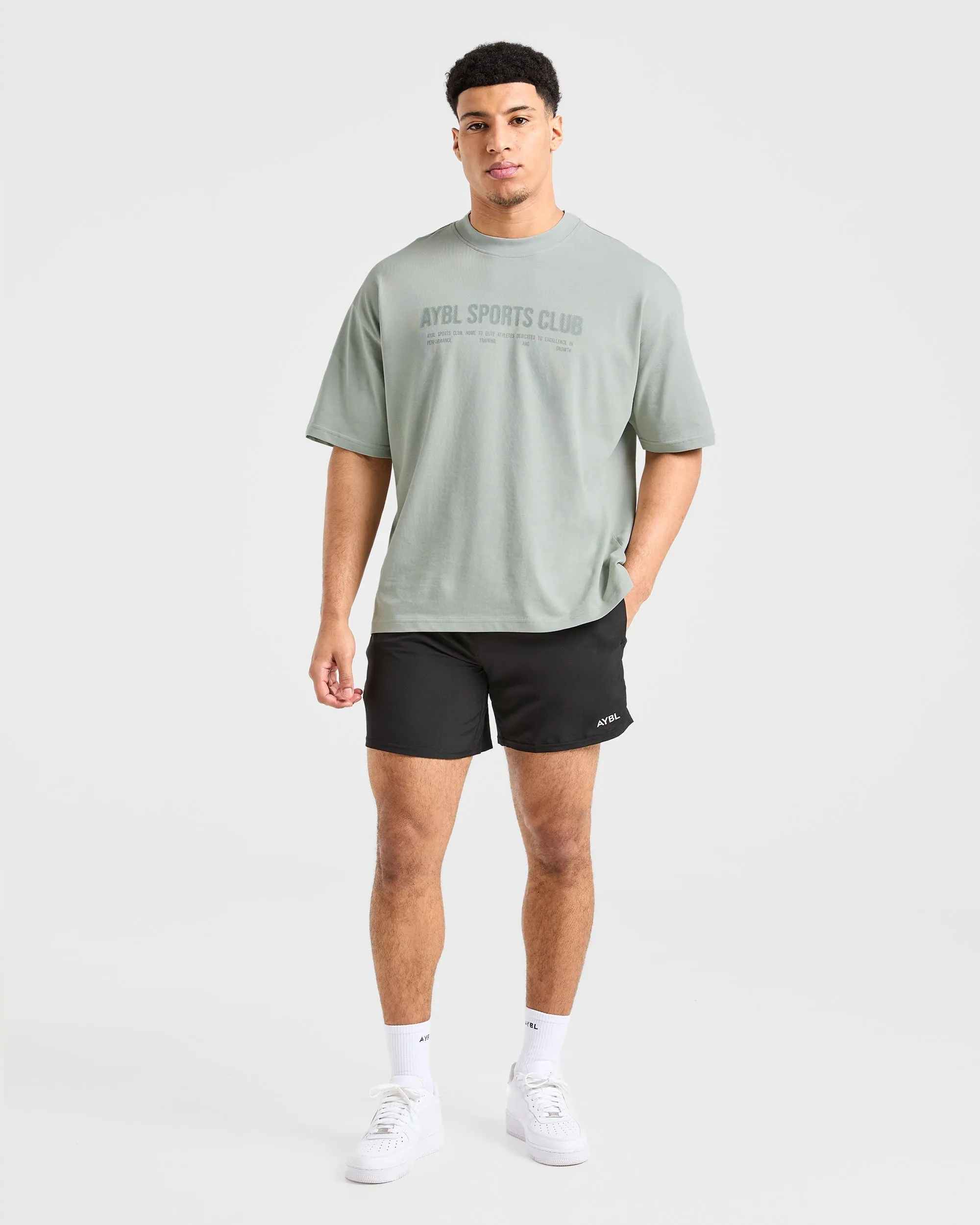 Sports Club Dot Oversized T Shirt - Green Mist sold by AYBL product image thumbnail 3