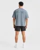 Blur Oversized T Shirt - Steel Blue sold by AYBL