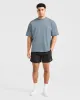 Blur Oversized T Shirt - Steel Blue sold by AYBL