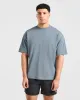 Blur Oversized T Shirt - Steel Blue sold by AYBL