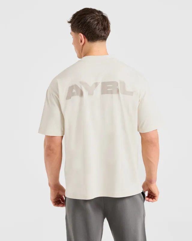Blur Oversized T Shirt - Off White sold by AYBL